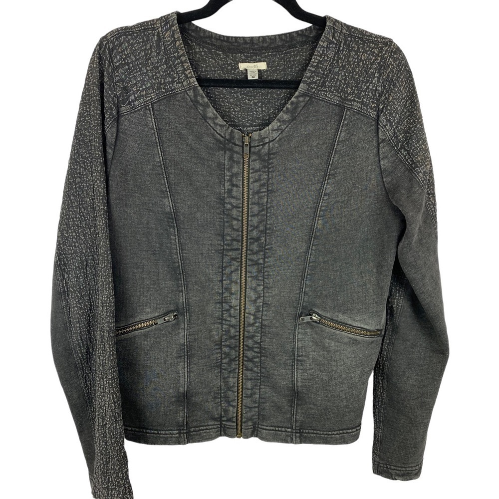 ✨3/$21✨ Ecote Urban Outfitters Gray Moto Zip Jacket Medium